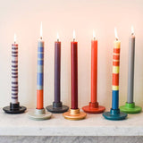 British Colour Standard Rust Eco Dinner Candles