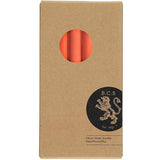 British Colour Standard Rust Eco Dinner Candles