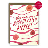 Luxury Spot UV Detail Rude Anniversary Card - Shiny Nipples