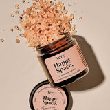 Mini amber jar happy space bath salts