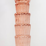 Montebello Glass Candle Stick Rose