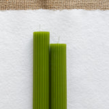 Grand Illusions Scalloped Dinner Candles – Decorative Taper Candles for Tablescapes & Home Décor