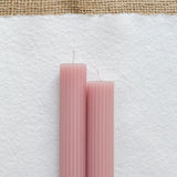 Grand Illusions Scalloped Dinner Candles – Decorative Taper Candles for Tablescapes & Home Décor