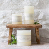 Rustic Pillar Candle Ivory(3 Sizes)