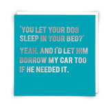 Your Dog Blank Card