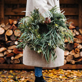 Evergreen Essence – Luxury Christmas Door Wreath