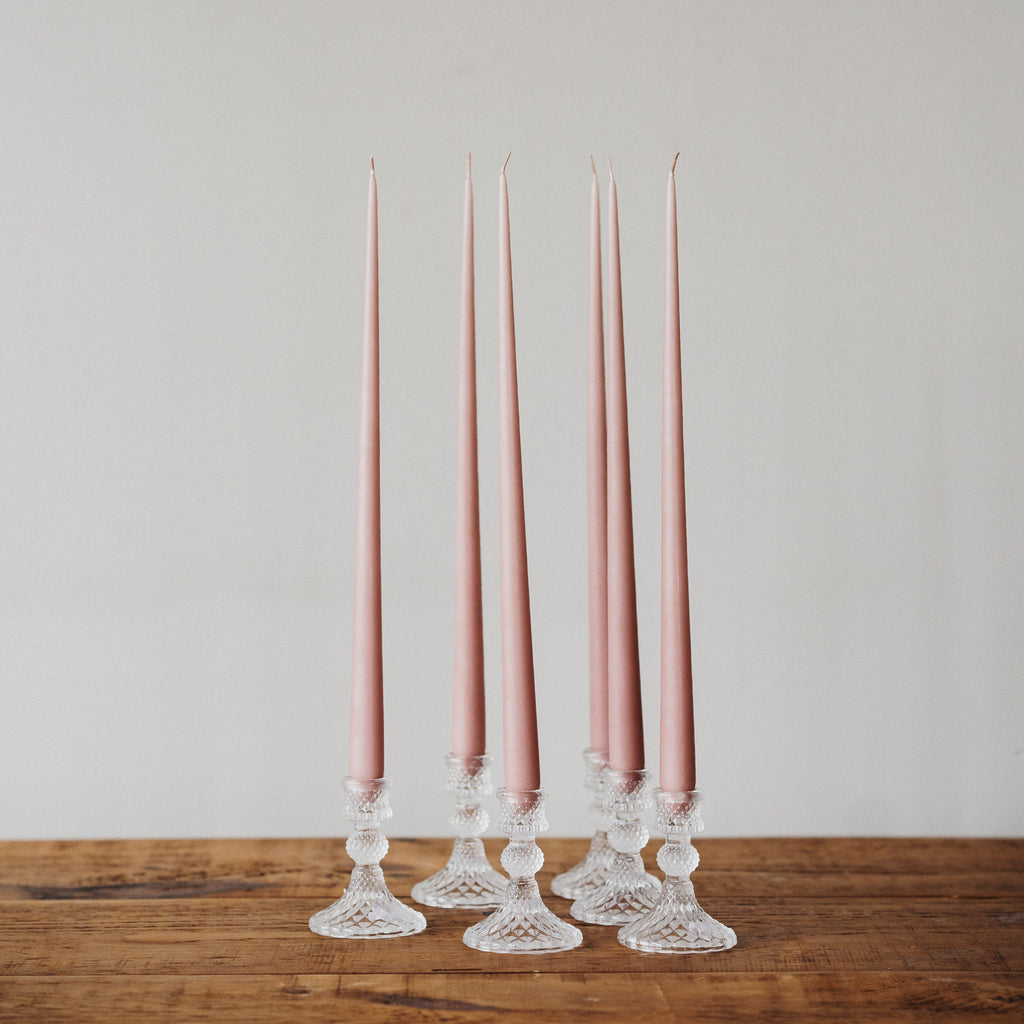 Ester & Erik Luxury Taper Candles in Glass Holders Mad Lilies