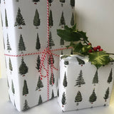 Laura Stoddart Christmas Trees Gift Wrap Sheet