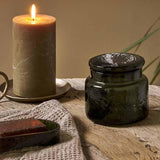 Green Recycled Glass Storage Pot – Nkuku Ilcoso