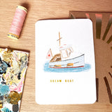 Dream Boat Love Greetings Card