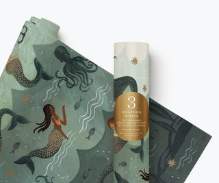 Rifle Paper Co Mermaid  Gift Wrap Roll