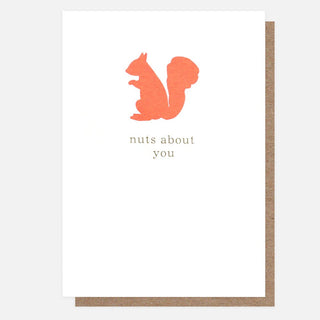 Nuts About You Squirrel Card