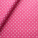 Gift Wrap Paper Large Stars Magenta