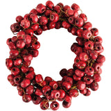 Wooden Red Berry Napkin Rings