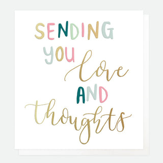 Sending Love & Thoughts Card