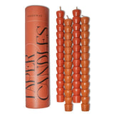 Scallop tapered candle (Pack of 4)