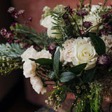 White Pearls & Starlight Christmas Bouquet