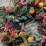 Winterberry Charm – Luxury Christmas Door Wreath