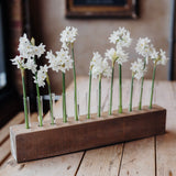 The Flower Stem Keeper – Effortless Oak Flower Display for Your Home