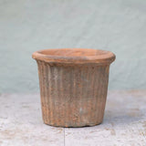 Antiqued Redstone Ribbed Pots