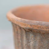 Antiqued Redstone Ribbed Pots