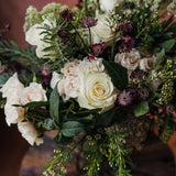 White Pearls & Starlight Christmas Bouquet