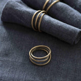 Brompton Napkin Rings - set of 4