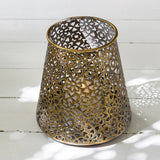 Large Metal Lantern with Lip