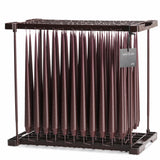 Ester & Erik AUBERGINE Taper Candle (Matt 42cm - No. 50)