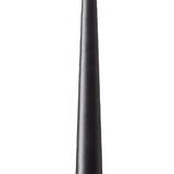 Ester & Erik RAW BLACK Taper Candle (Matt 42cm - No. 75)