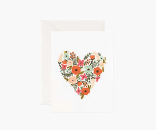 Floral Heart Gift Card