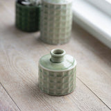 Sorrento Small Ceramic Bottle - Sage Green