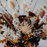 Glass Apothecary Vase of Dried Flowers