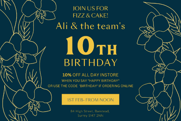 Celebrating 10 years of us!