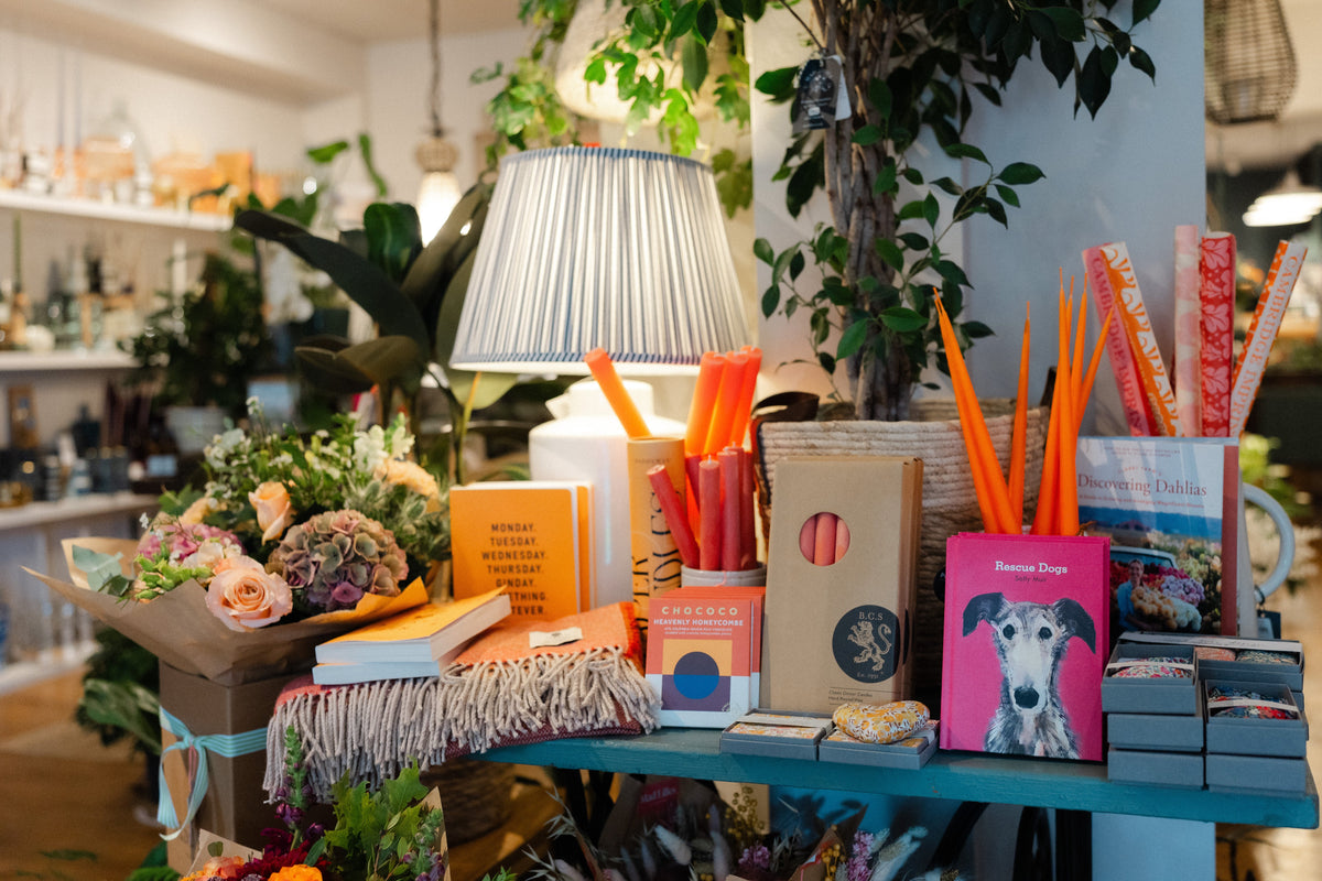 Interior view of Mad Lilies showcasing homeware and Ester & Erik candle collection