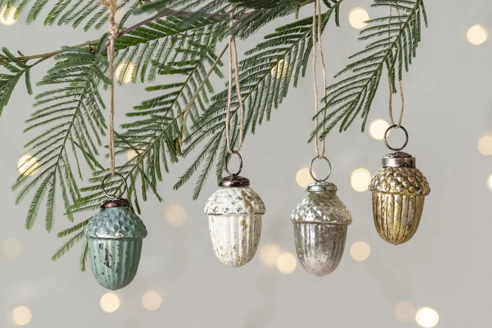 Christmas decorations, baubles, hanging ornaments and festive garlands at Mad Lilies