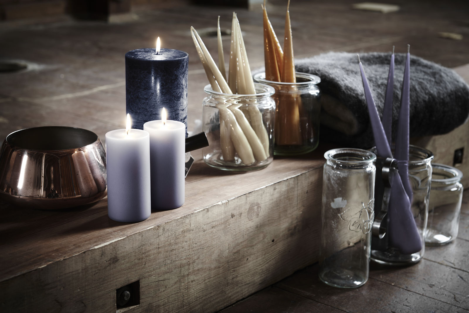 Dinner & Pillar Candles