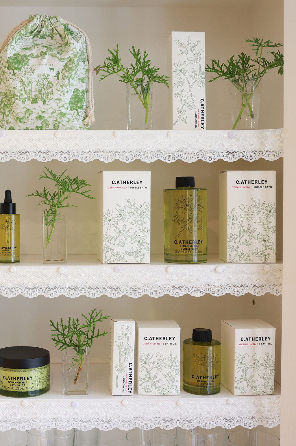 C.Atherley luxury bath, body and home fragrance collection at Mad Lilies