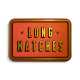 TINIT Long Match Tins – Decorative Storage for Extra-Long Matches