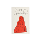 Jelly Happy Birthday Card – Luxury Hand-Painted Letterpress Card