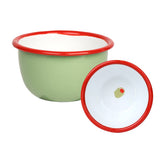 Small enamel serving bowl with olive design from the Bon Appétit collection, 10cm