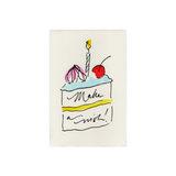 Make A Wish Birthday Cake Card – Luxury Hand-Painted Letterpress Card