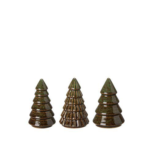 Arleen Porcelain Christmas Tree - Green Melange