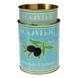 Bonavento Olives Retro Metal Storage Tins