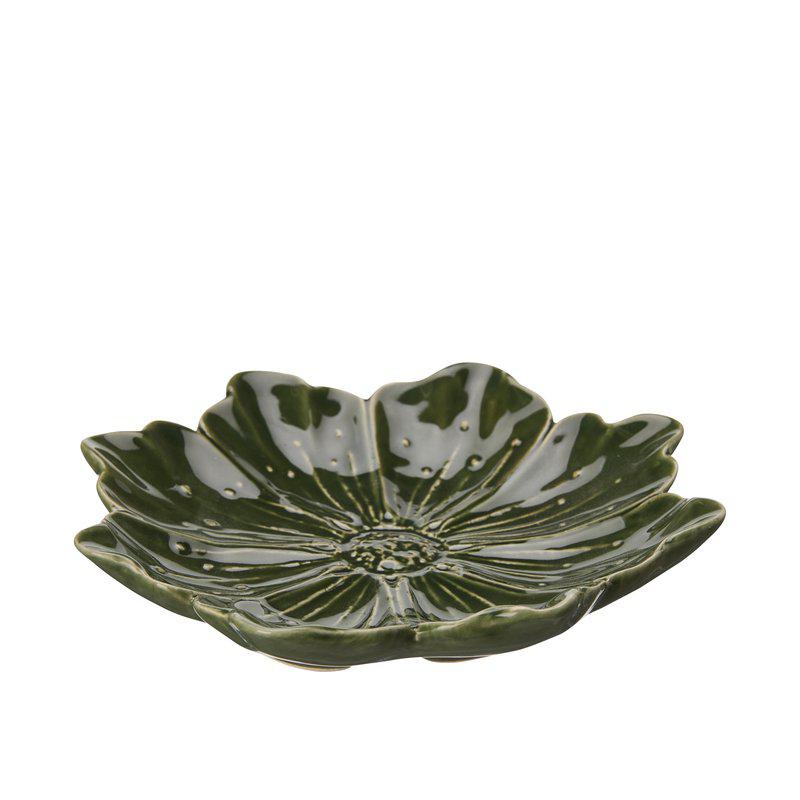 LILLY Green Melange Stoneware Plate