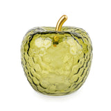 Green Glass Apple LED Lamp