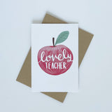 Lovely Teacher Card | Thank You Teacher Card