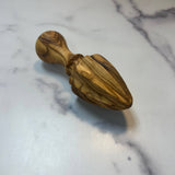 Olive wood citrus juicer