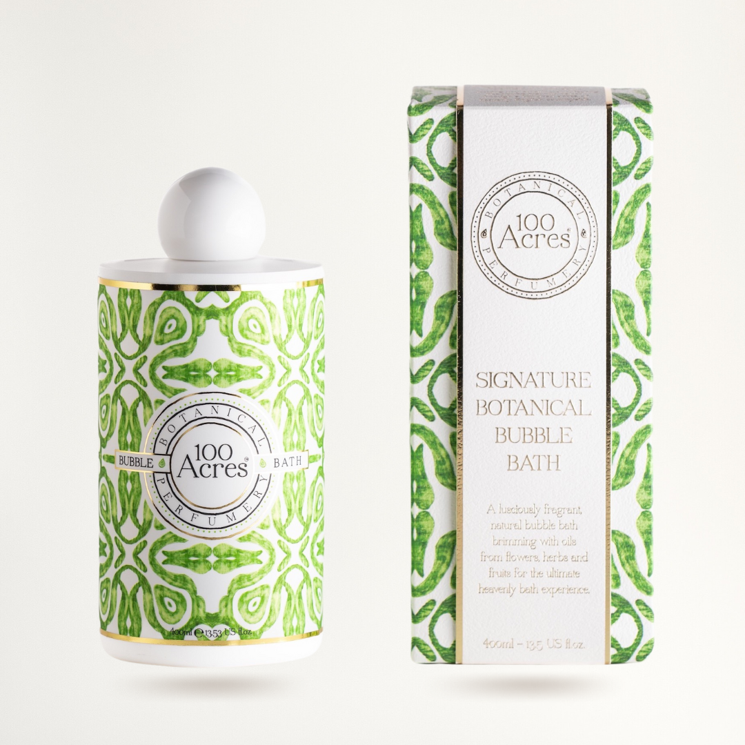 Luxury natural bubble bath with botanical oils, rich bubbles and floral fragrance. Made in the UK using natural and organic ingredients.