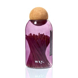 Wxy Cork Ball Match Bottle | Glass Jar Safety Matches for Candles